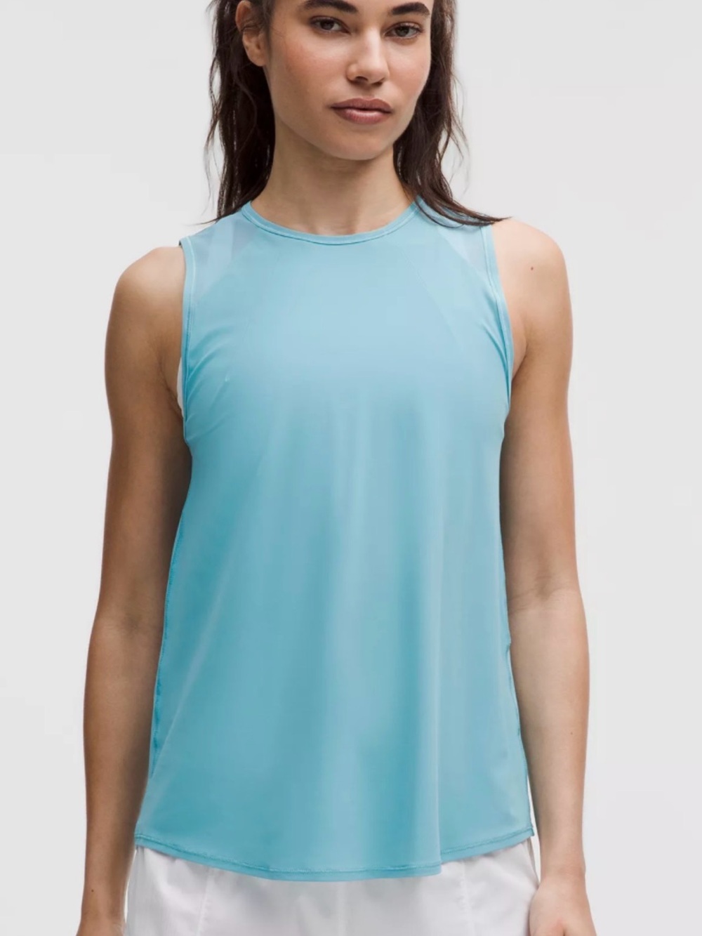 lululemon athletica Sleeveless Sculpt Tank in Washed Blue